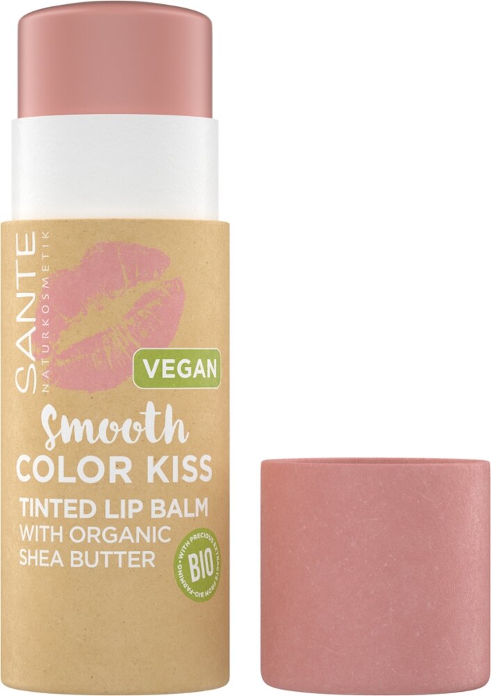 Smooth Color Kiss 01 Soft Coral Lip Sante Magic | 